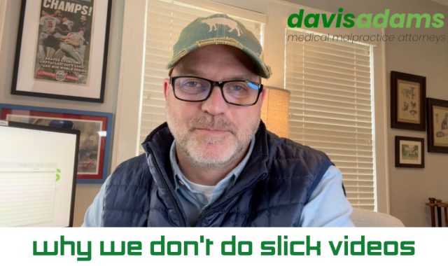 Jess Davis - why we don't do slick videos