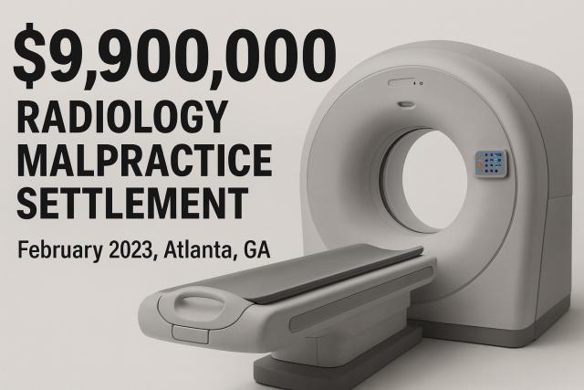 Radiology Malpractice Settlement