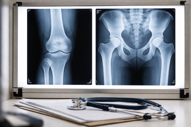 knee and hip joint X-ray film
